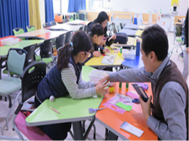 교육중인 가족